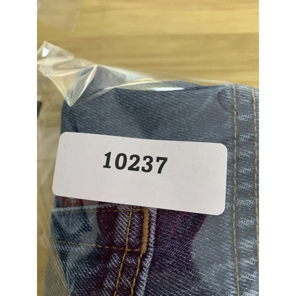 Levis 505 Jeans Mens 33x30 Blue Distressed‎ Straight Leg Medium Wash Denim Pants